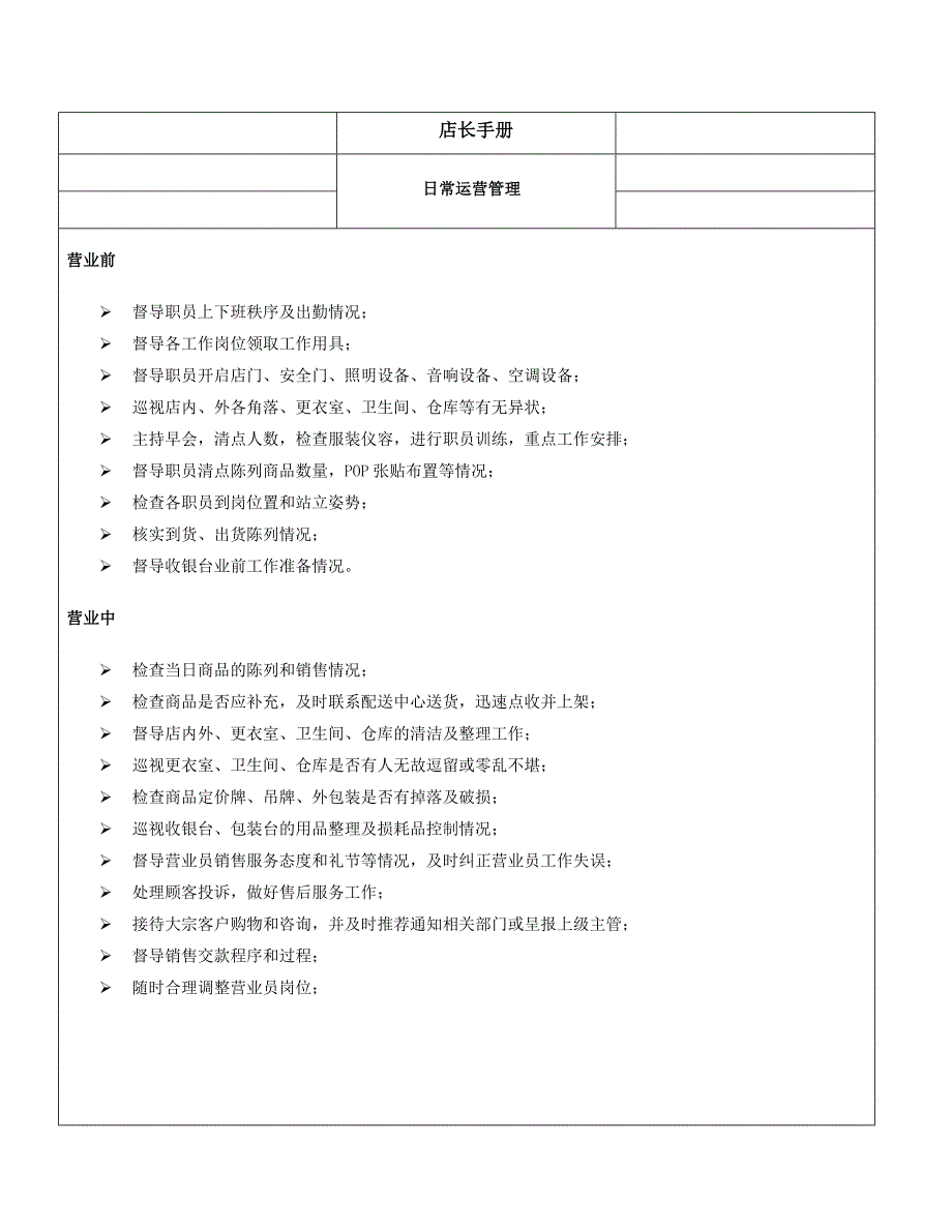 {店铺管理}某专卖店店长技巧训练_第3页