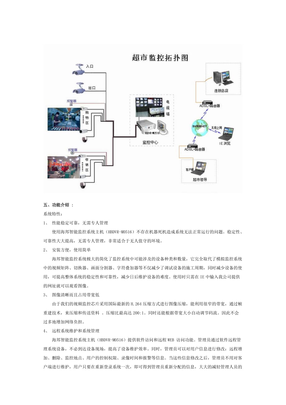 {店铺管理}超市大型购物商场监控系统_第3页