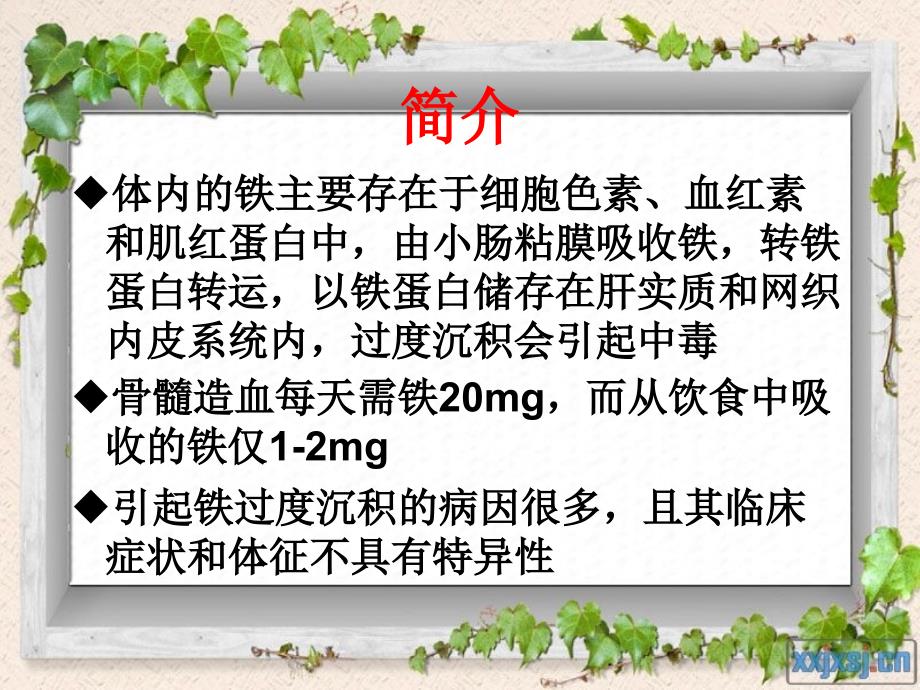 铁过度沉积的MR表现课件_第2页