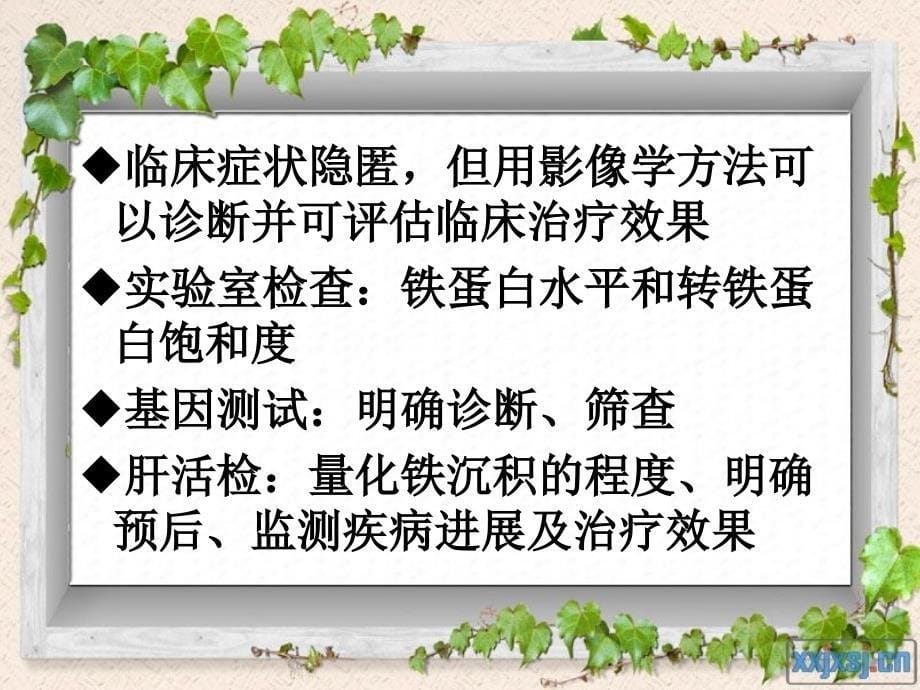 铁过度沉积的MR表现课件_第5页