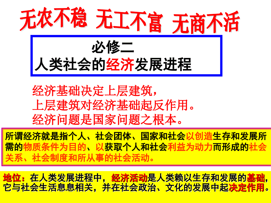 古代中国的农业经济【一轮复习1】_第1页