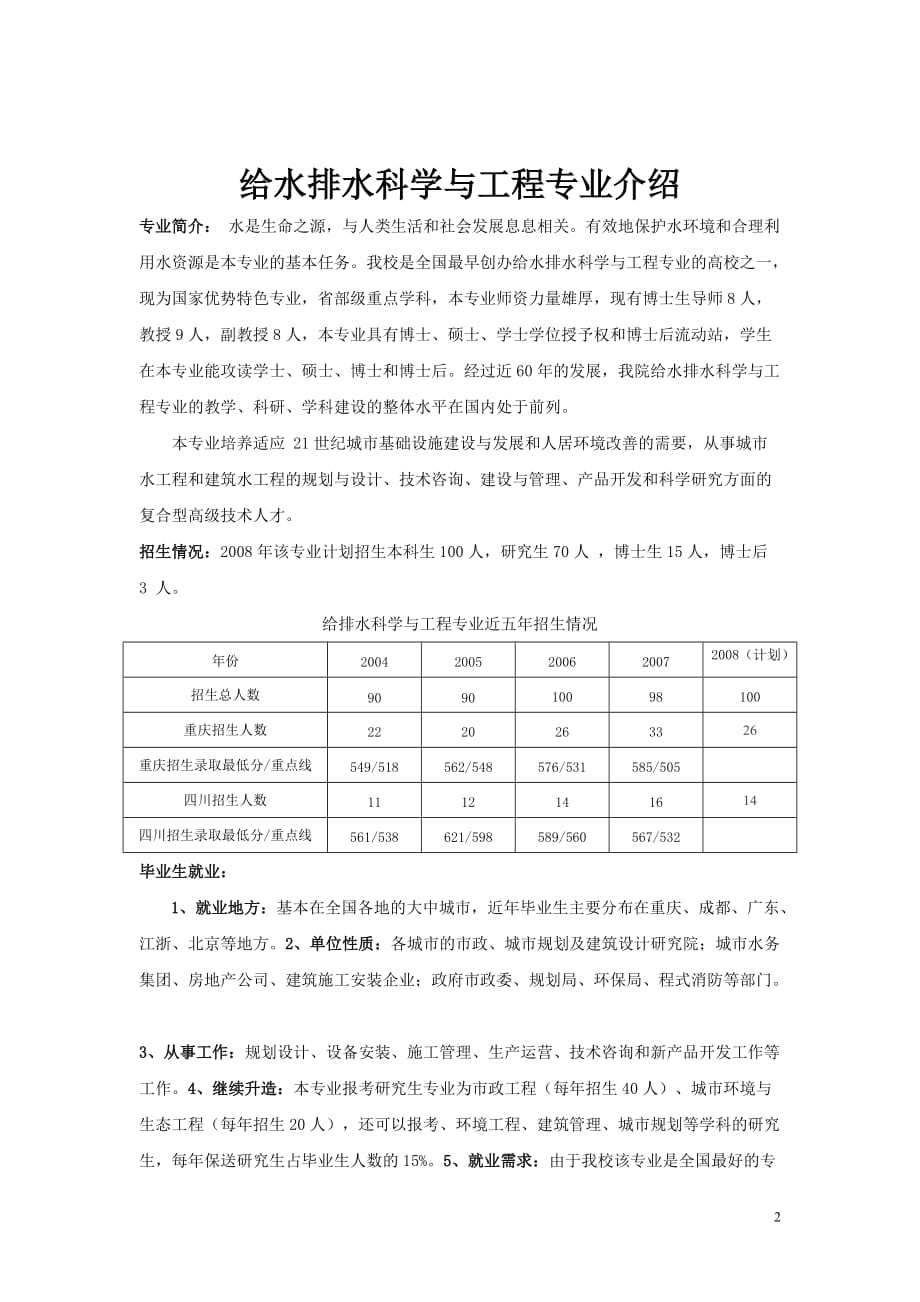 环境管理城市建设与环境工程学院概况精品_第2页