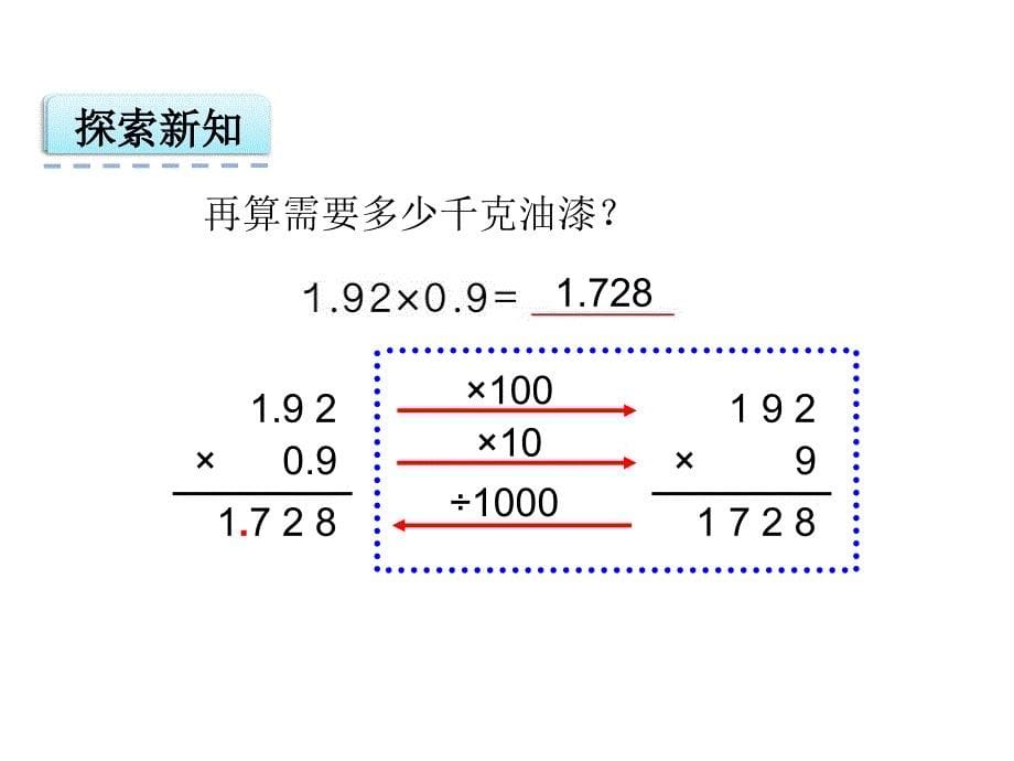 五年级上册数学课件1.2小数乘小数人教新课标_第5页