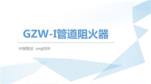 GZW-I管道阻火器