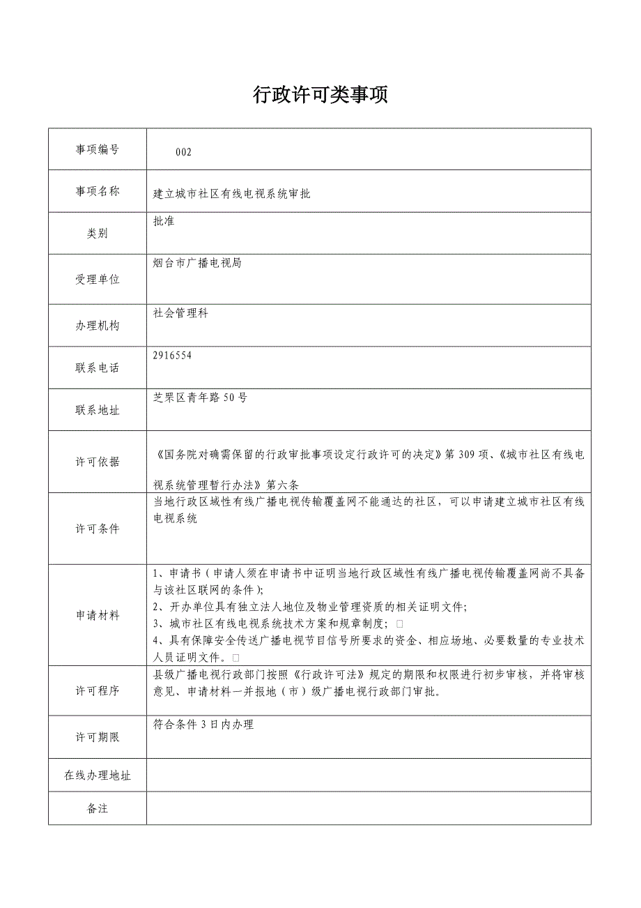 行政总务行政许可类事项精品_第2页