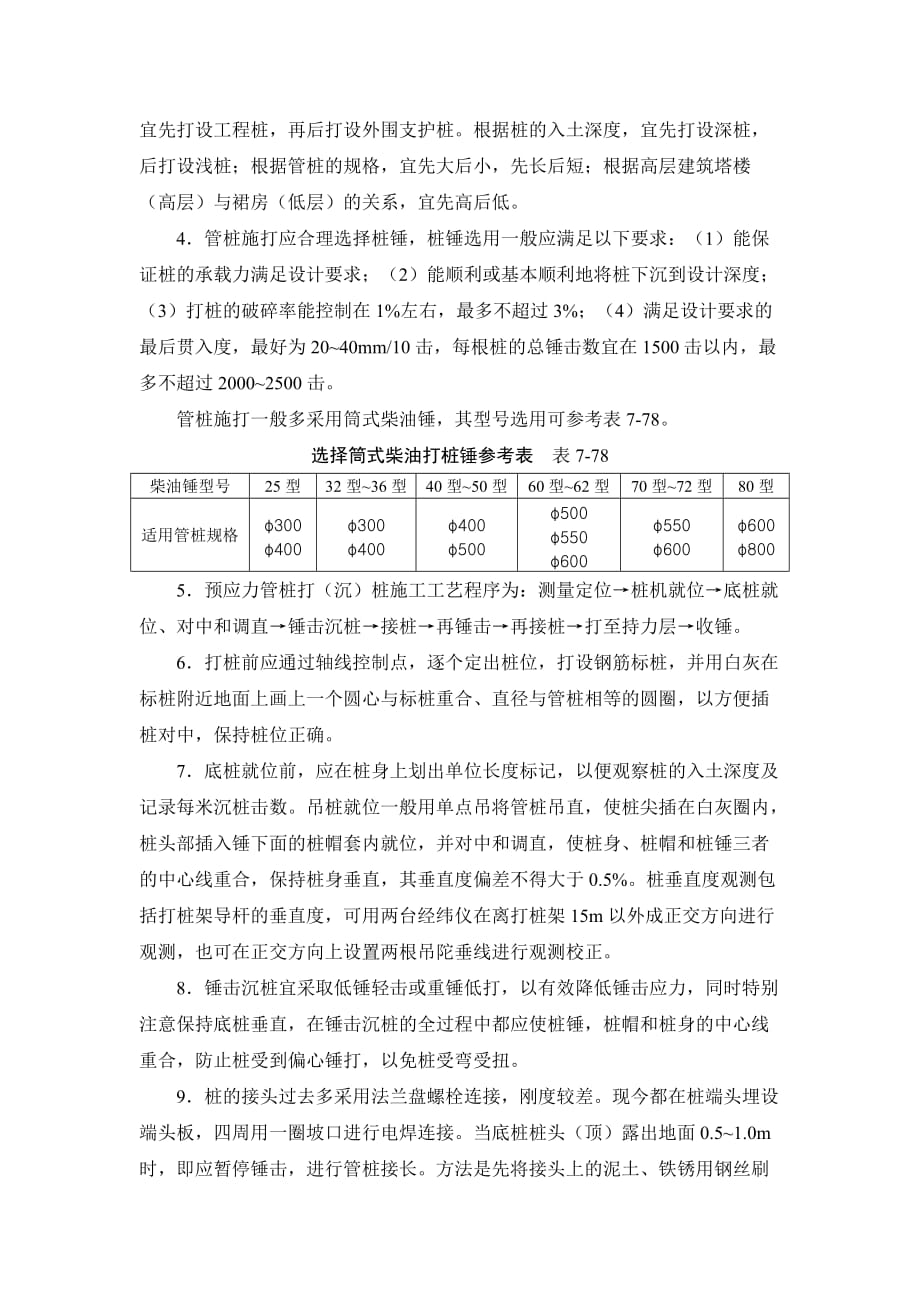 工作手册浅析建筑施工手册系列之地基处理与桩基工程先张预应力管桩施工精品_第3页