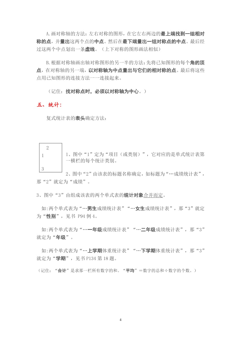 西师版三年级数学下册总复习要点（7.17）.pdf_第4页