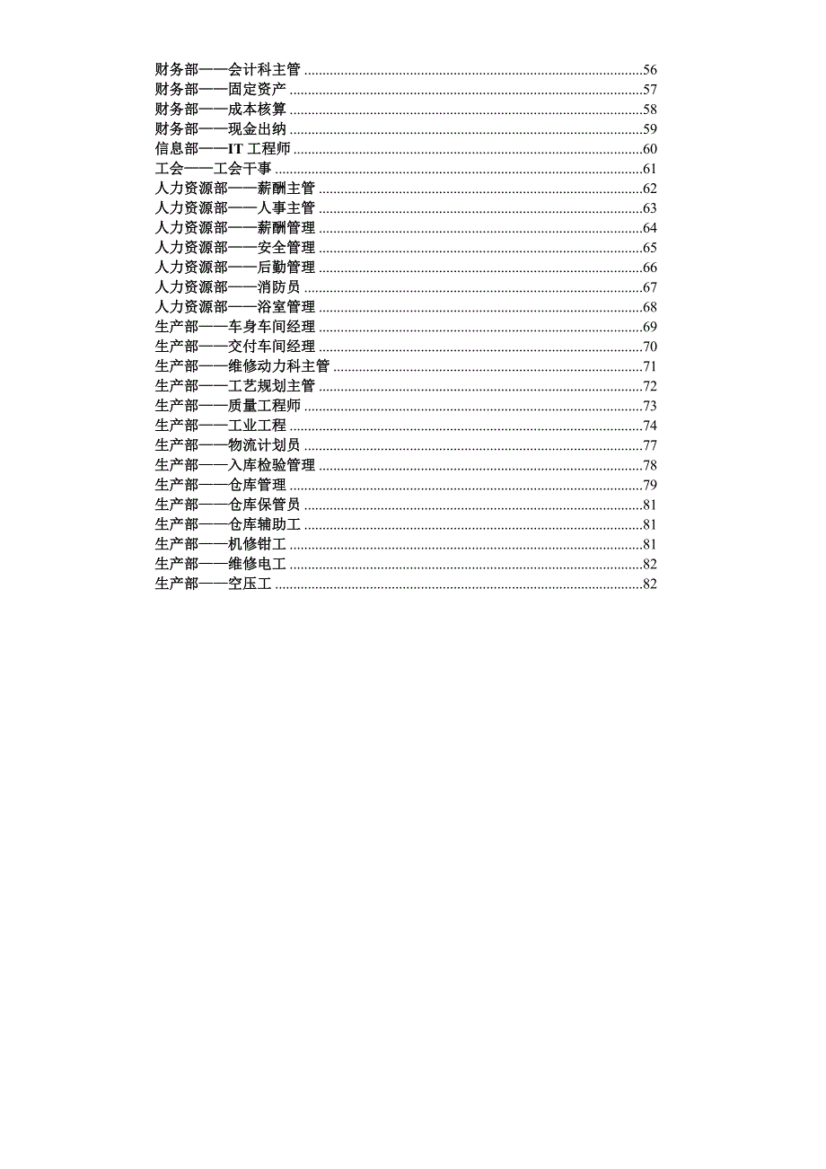 人力资源岗位职责岗位说明书管理层_第3页