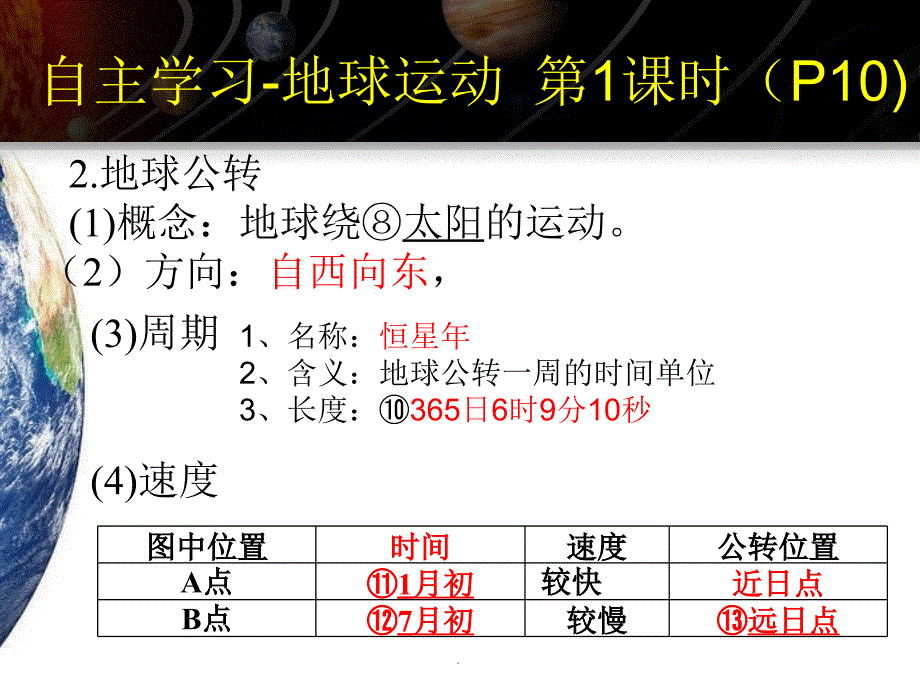 《地球的运动-地球运动的一般特点》优秀(共23张)_第4页