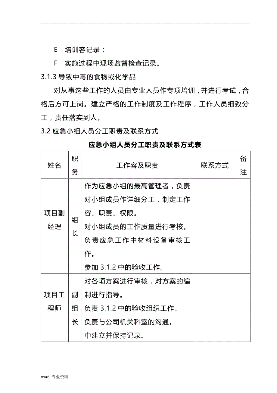 应急救援预案与响应计划.方案_第4页