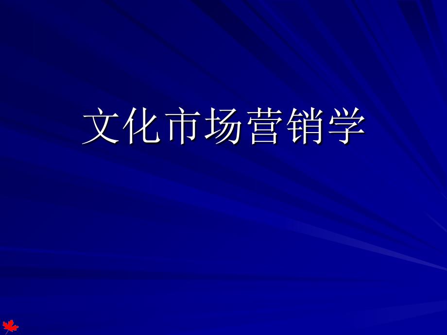 《文化市场营销学》ppt.ppt_第1页