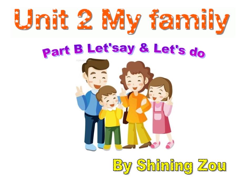 人教版三年级Unit2MyfamilyPartBLet’ssay课件知识课件_第1页