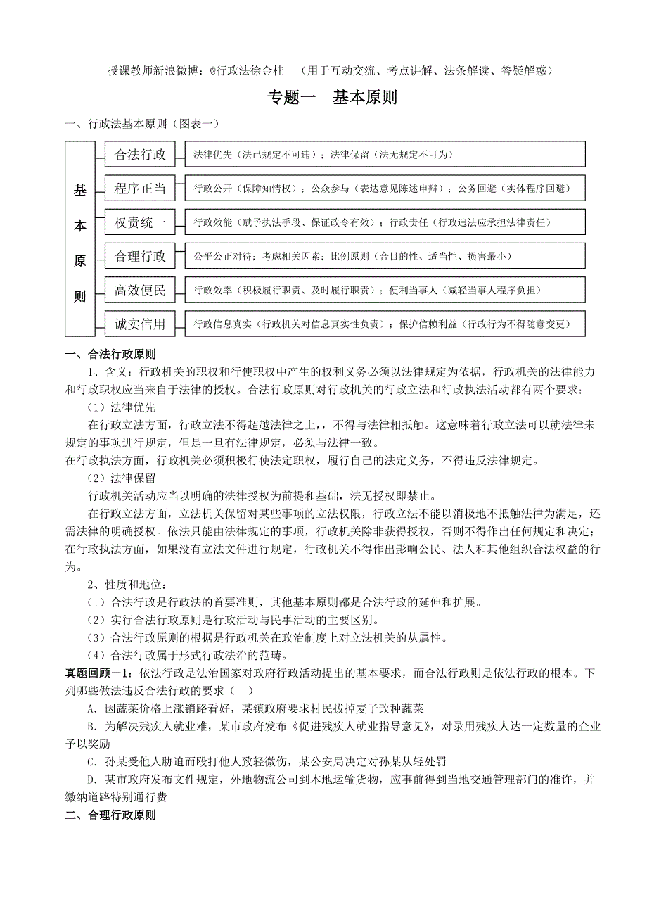 行政总务某年新起点系统强化班行政法徐金桂讲义精品_第1页