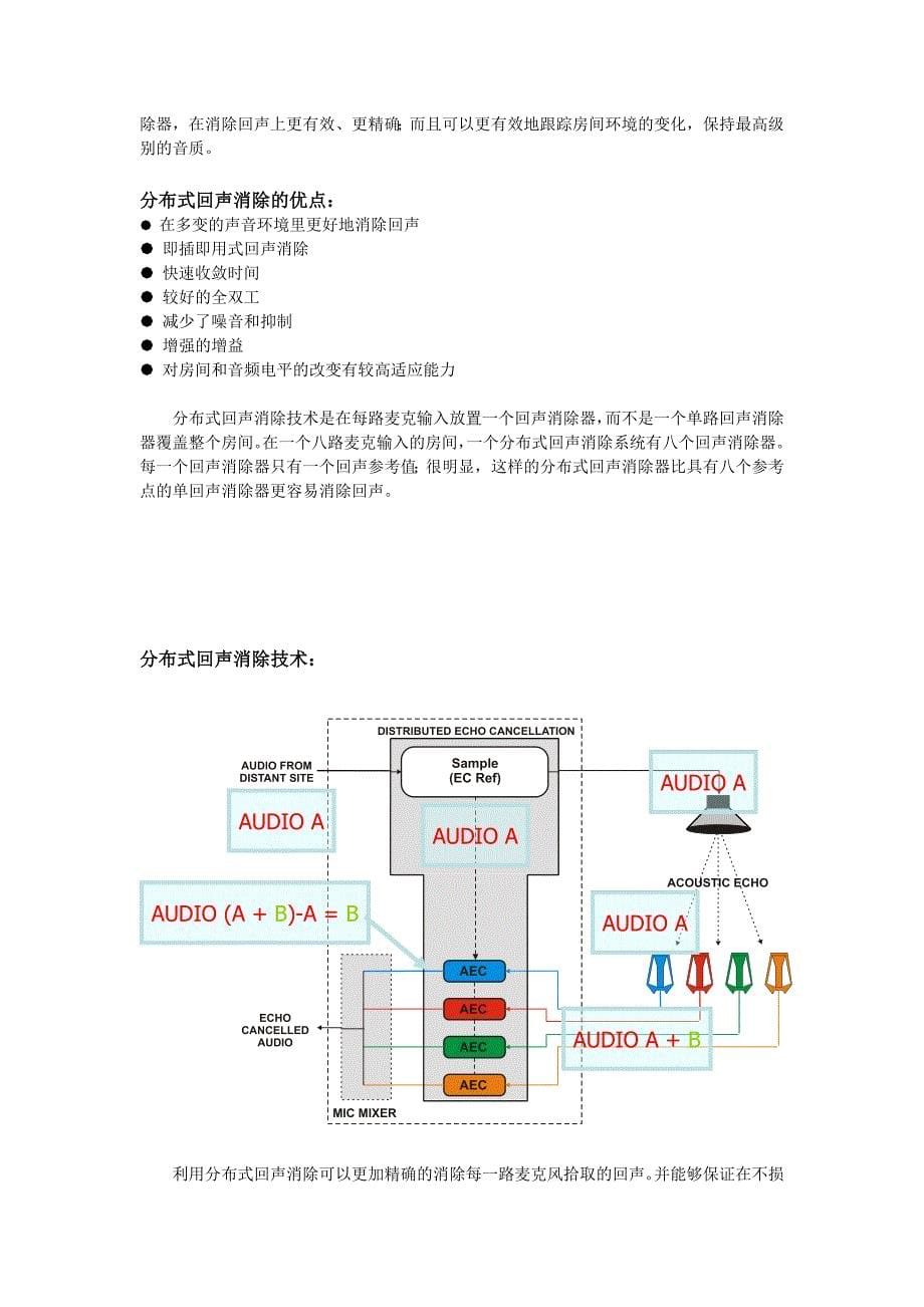 {会议管理}公司会议室音频会议系统回声处理._第5页