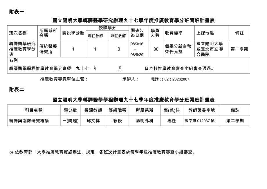 {会议管理}国立阳明大学推广教育审查小组会议附件目录._第5页