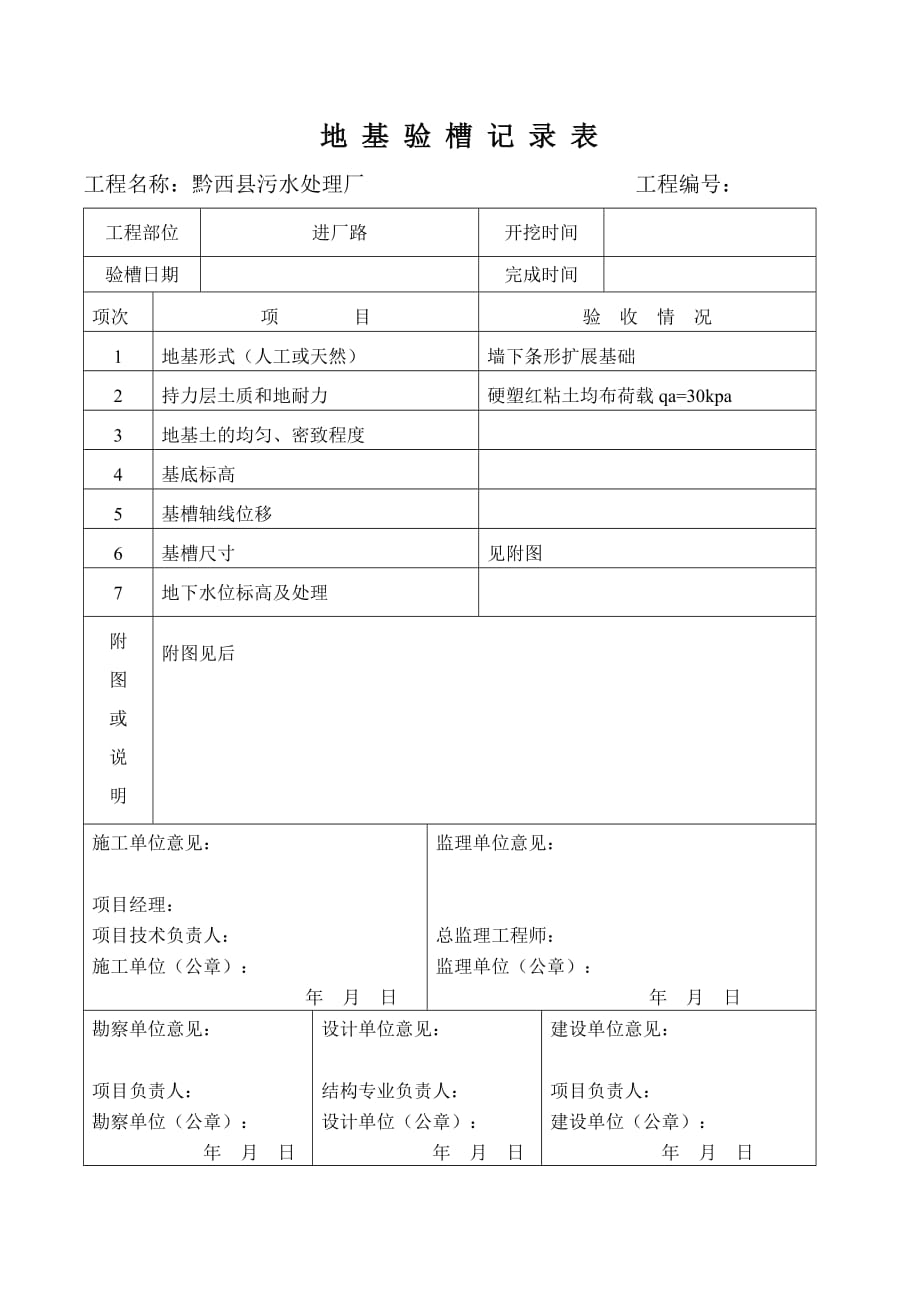 地基验槽记录表新.doc_第1页