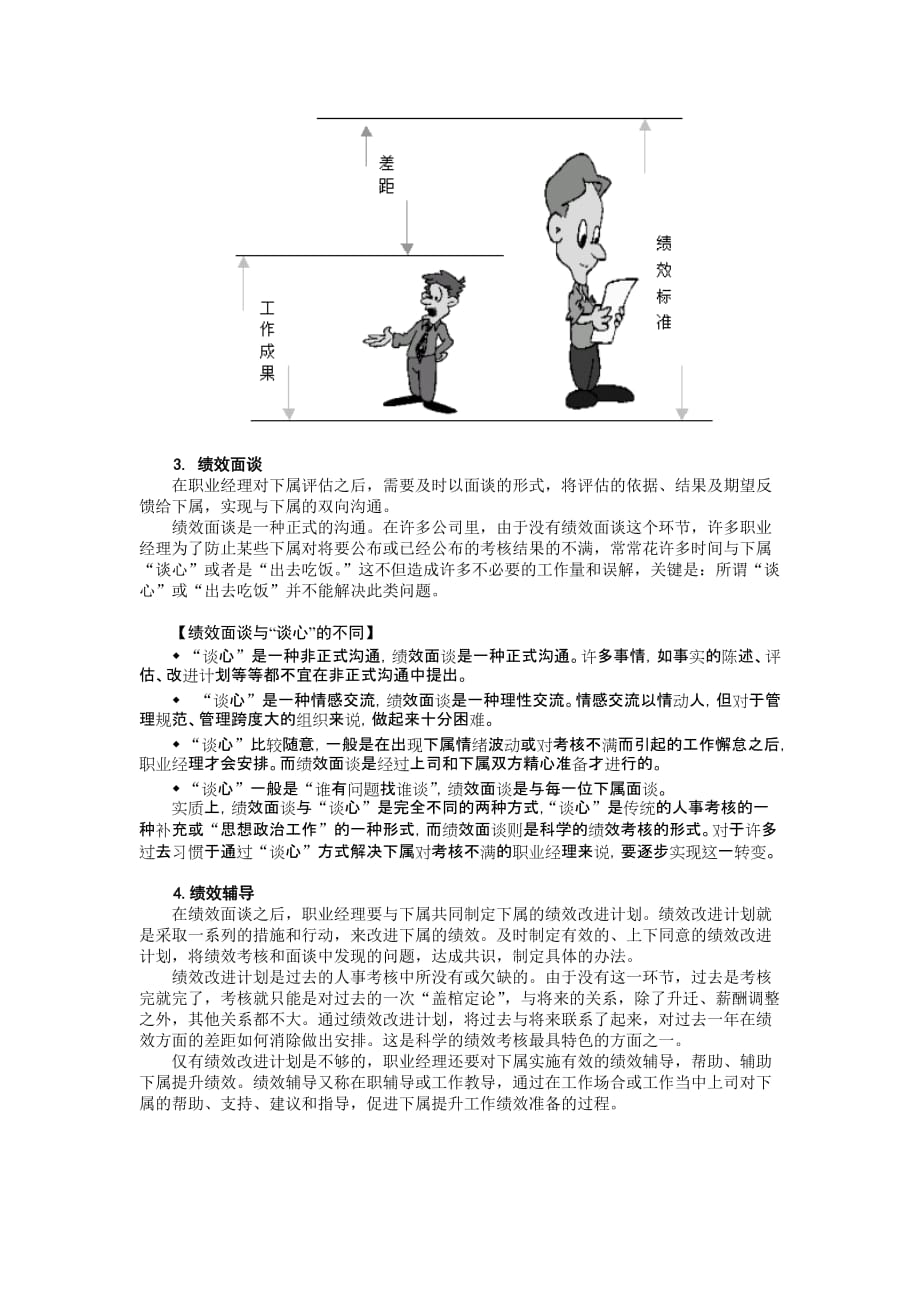 {人力资源绩效考核}经典管理讲义中层经理在绩效考核中的角色和作用._第4页