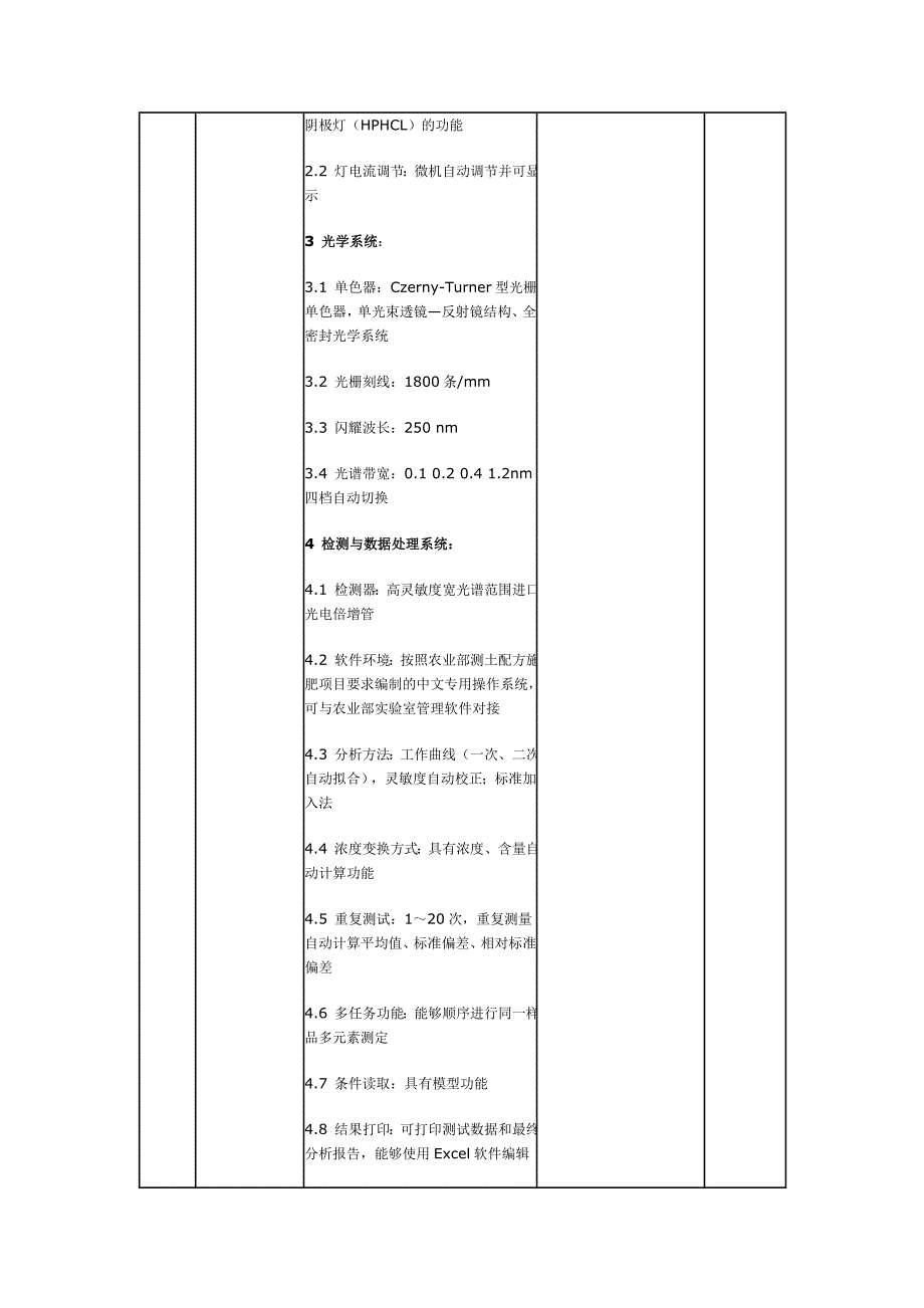 标书投标企业投标货物技术与质量偏离表_第2页