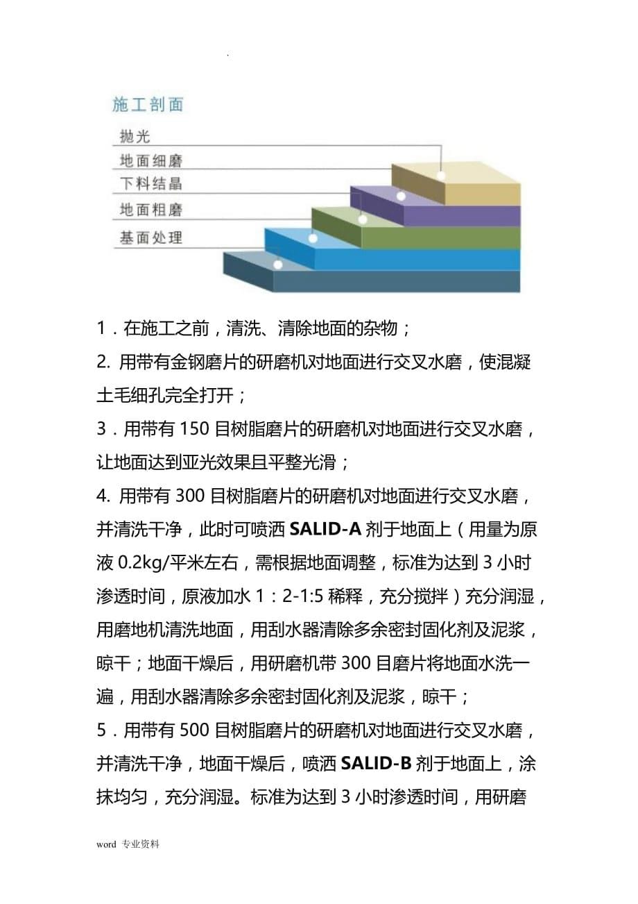 混凝土密封固化剂地坪建筑施工组织设计_第5页