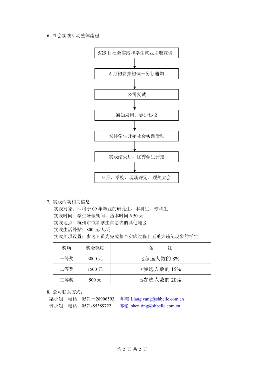 员工管理百丽集团社会实践奖学金与员工关系模块_第2页