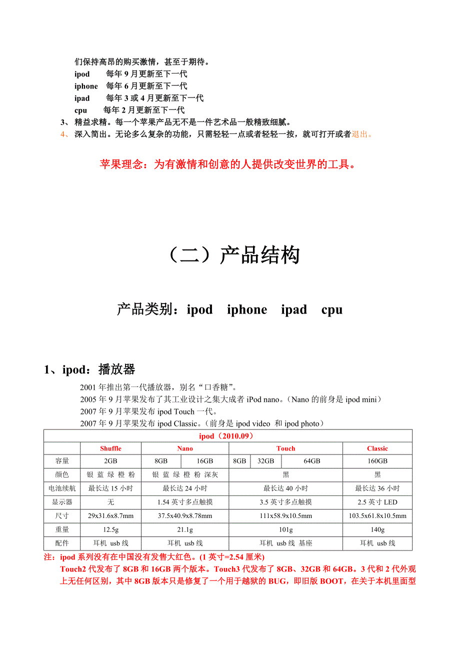 产品管理产品规划苹果产品新手销售材料_第2页