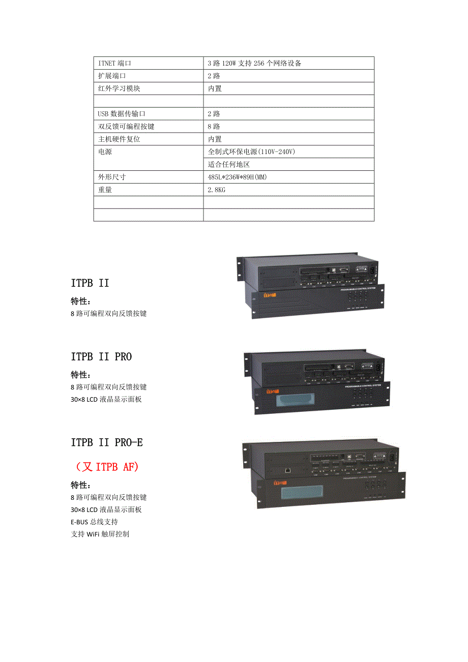 产品管理产品规划ITAV产品参数归档_第4页