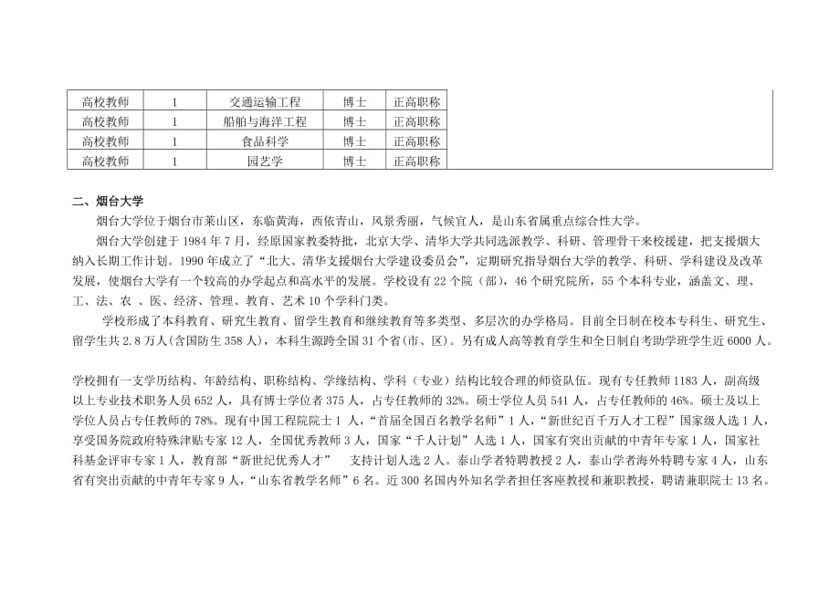 员工管理烟台市高层次人才需求_第3页