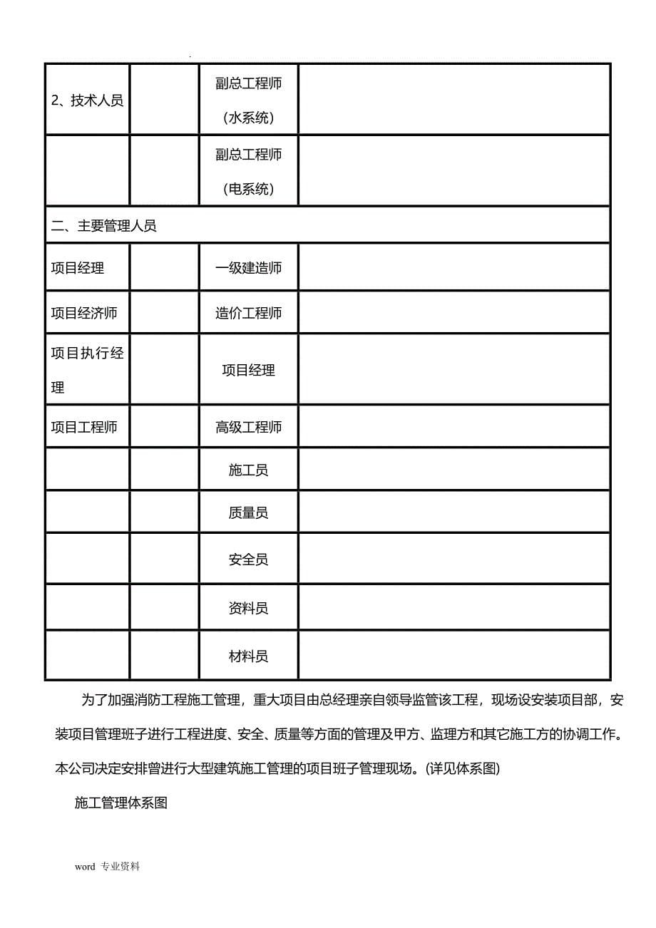 学校消防改造建筑施工设计方案_第5页