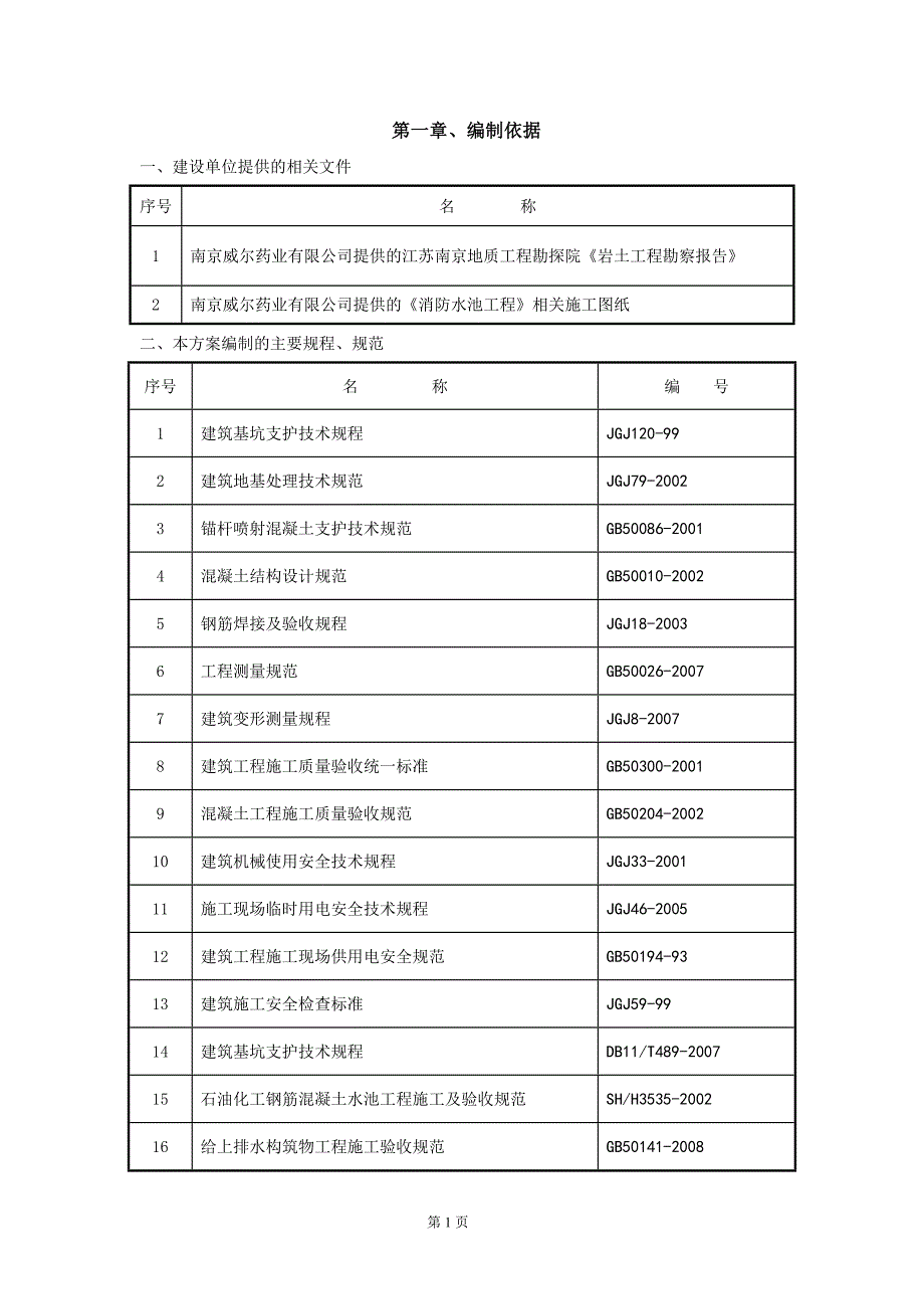 消防管理消防水池深基坑方案_第4页