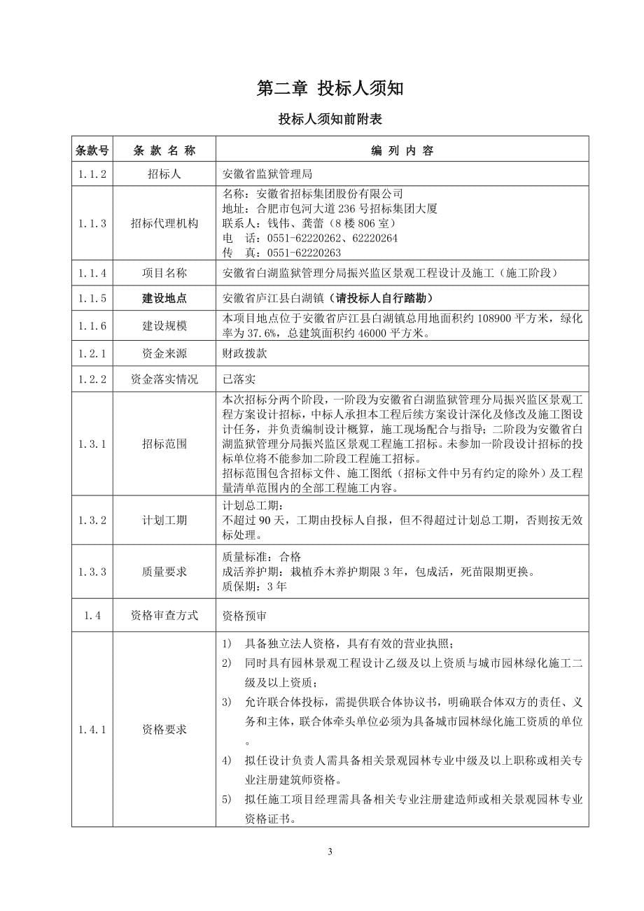 标书投标某景观工程设计及施工招标文件_第5页