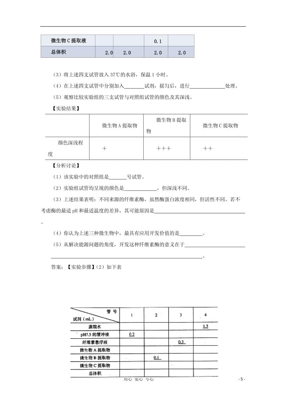 高考生物 6年题按知识点分类汇编 能对一些简单的实验方案做出恰当的评价和修改.doc_第5页