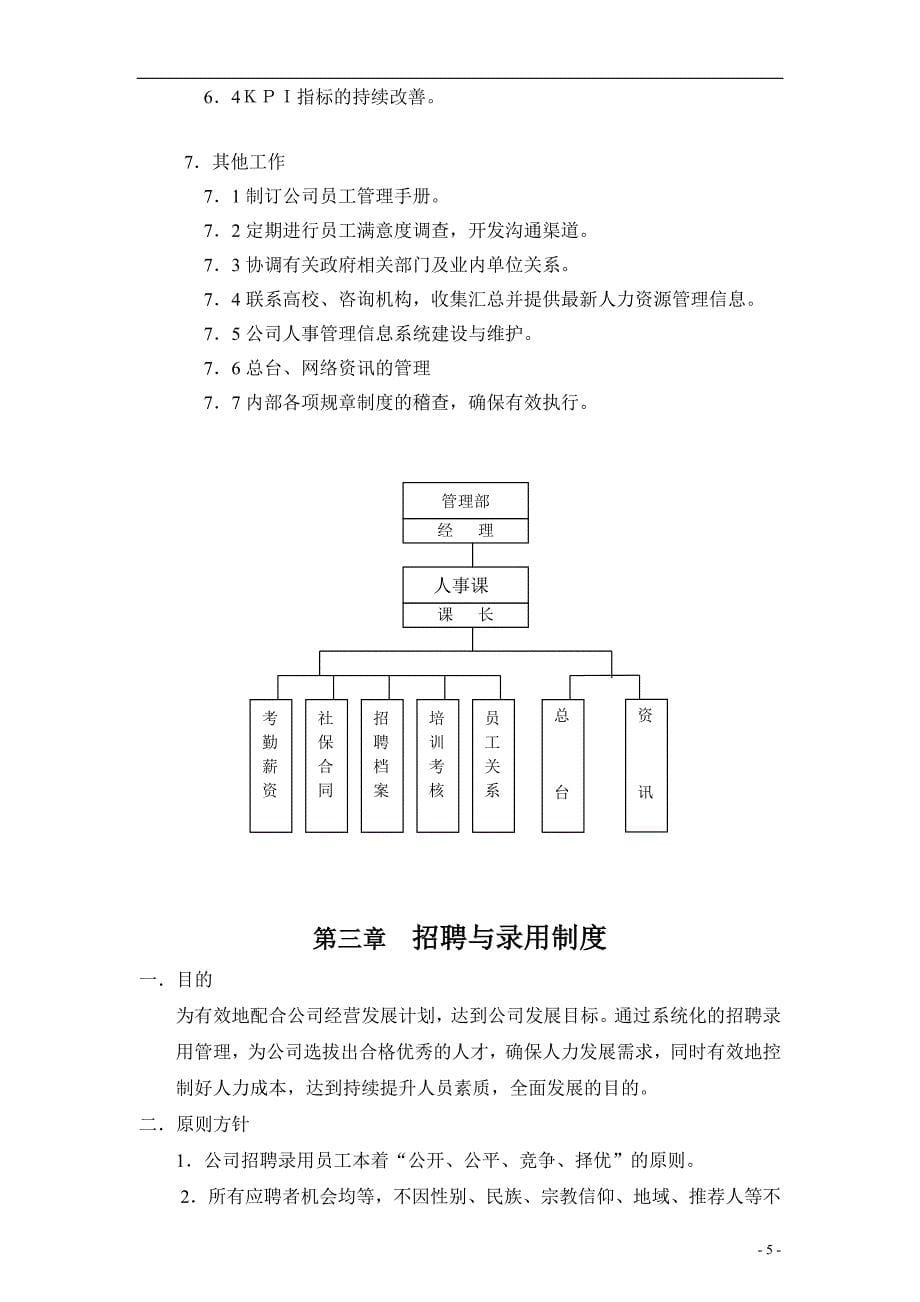 企业管理手册人力资源管理手册修订版2_第5页