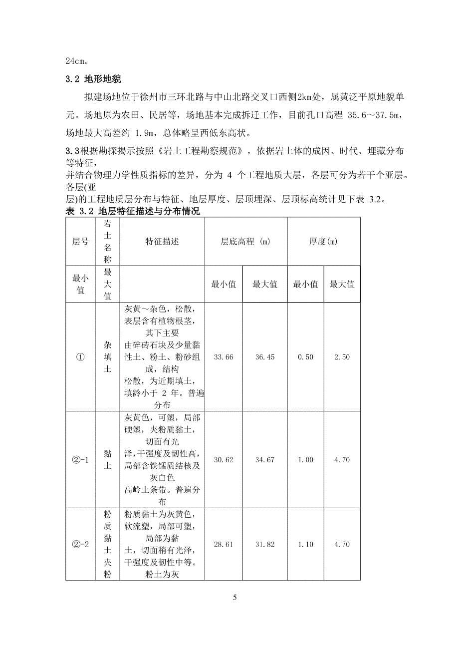 营销方案港利二期土方开挖基坑支护及降水工程施工方案_第5页