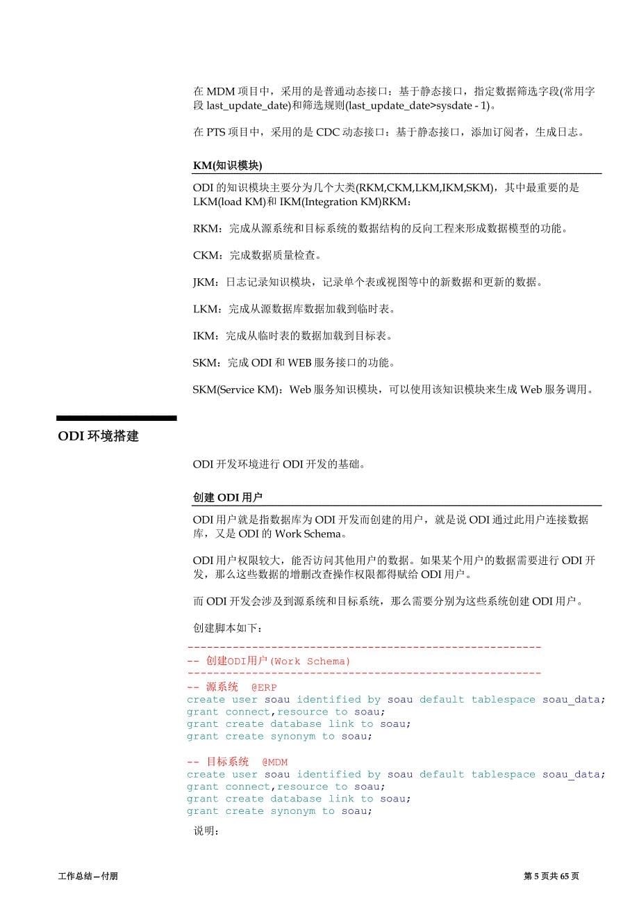 工作总结工作报告工作总结ODI开发_第5页