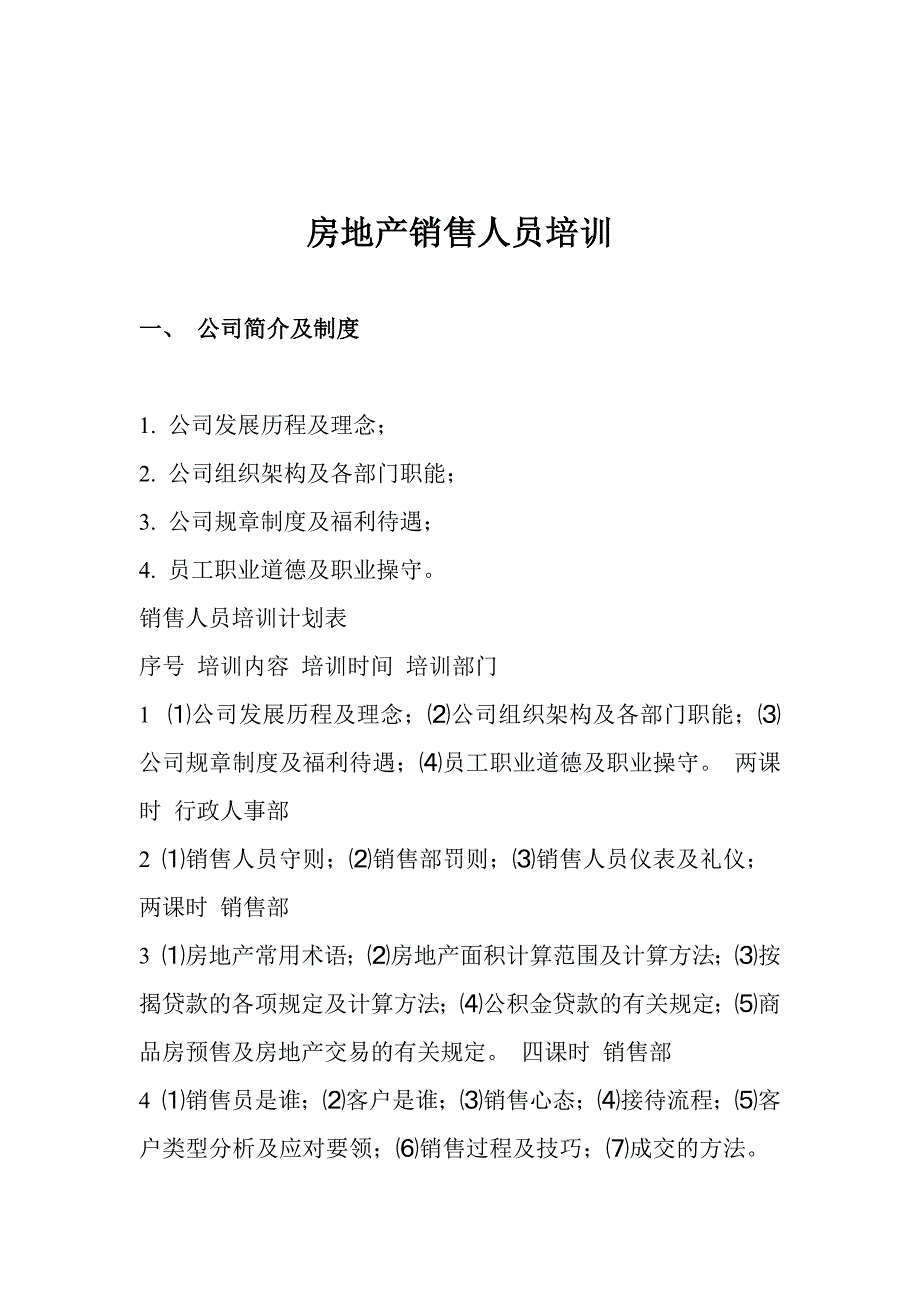 营销培训房地产销售人员培训_第1页