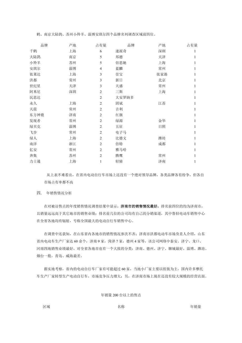 管理诊断调查问卷中国电动自行车市场调查报告_第2页