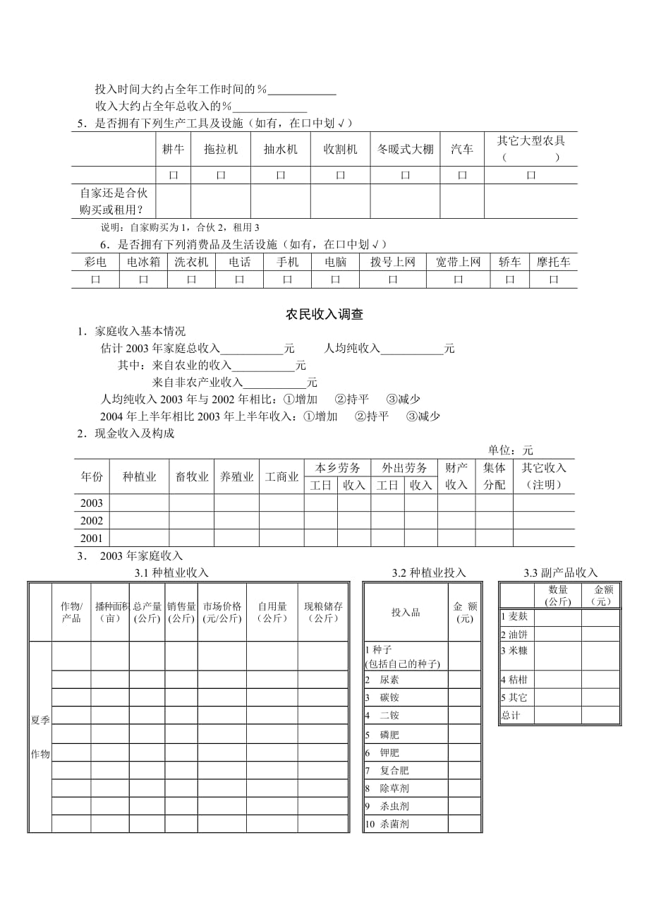 管理诊断调查问卷河北省农村发展社会调查问卷_第2页