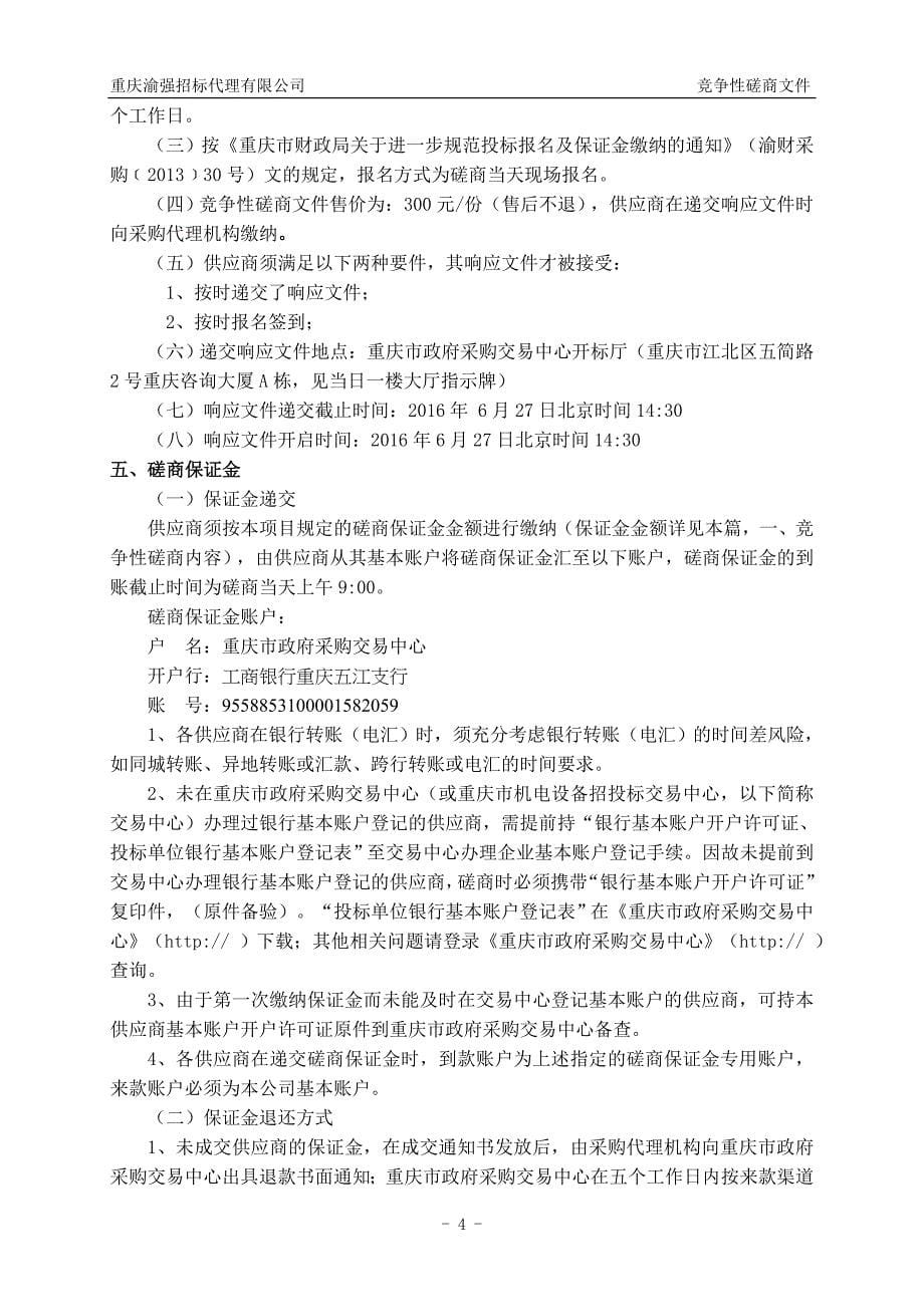 标书投标某招标代理公司竞争性磋商文件_第5页