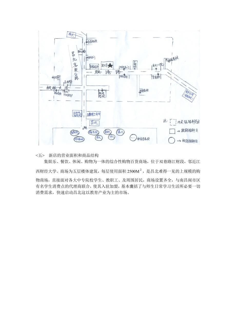 店铺管理某超市选址分析报告_第5页