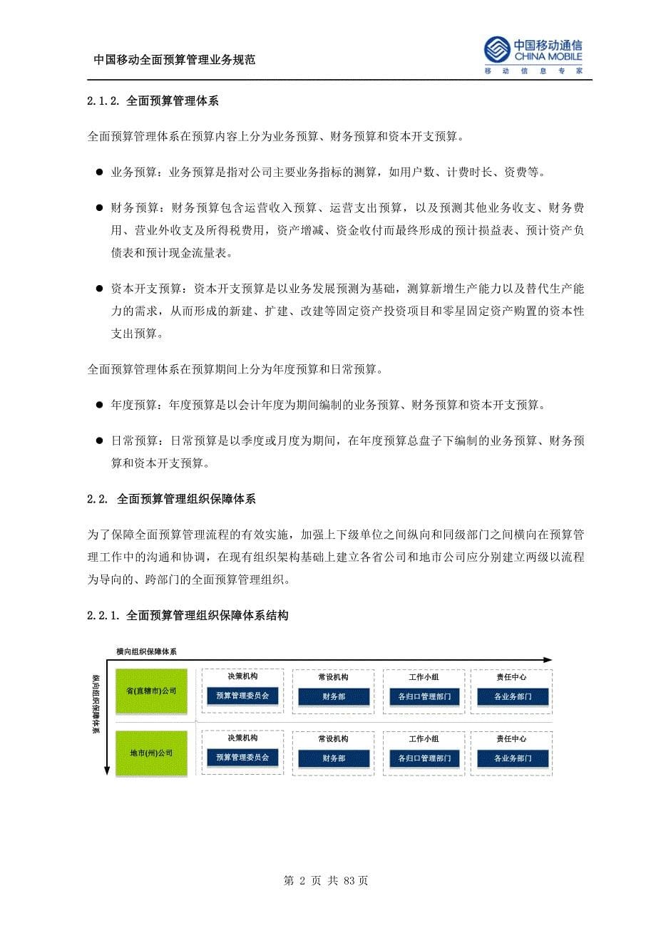 业务管理移动全面预算管理业务规范_第5页