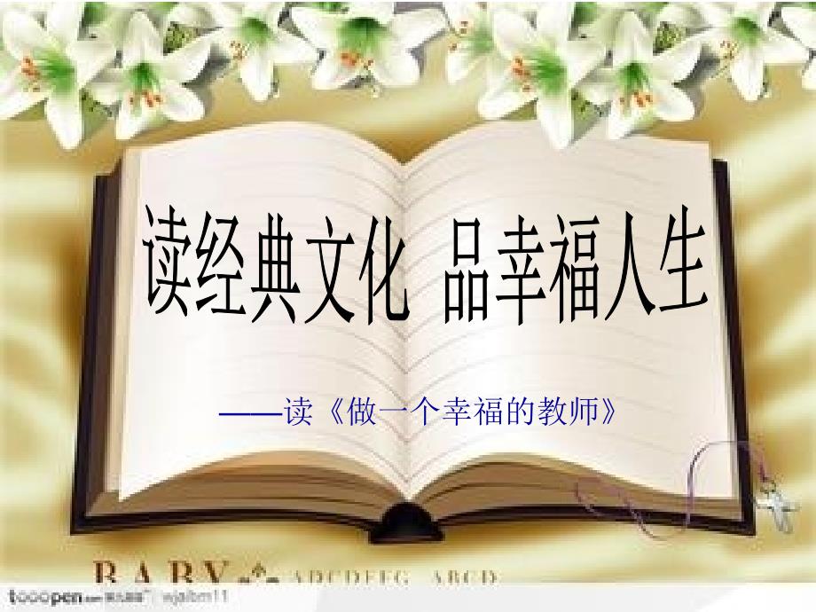 《做一个幸福的教师》读书体会.ppt_第1页