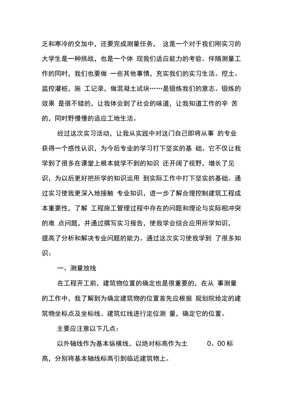 202X年关于地基坑的实习报告_第2页