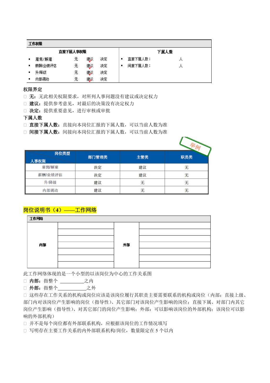 岗位说明书指导完整版.doc_第4页