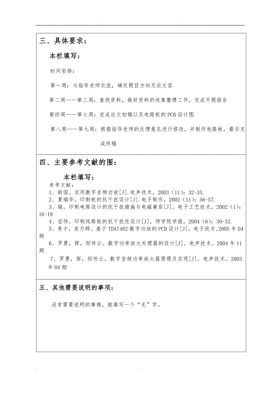 毕业设计论文_基于TDA7482数字功放的PCB设计说明_第4页