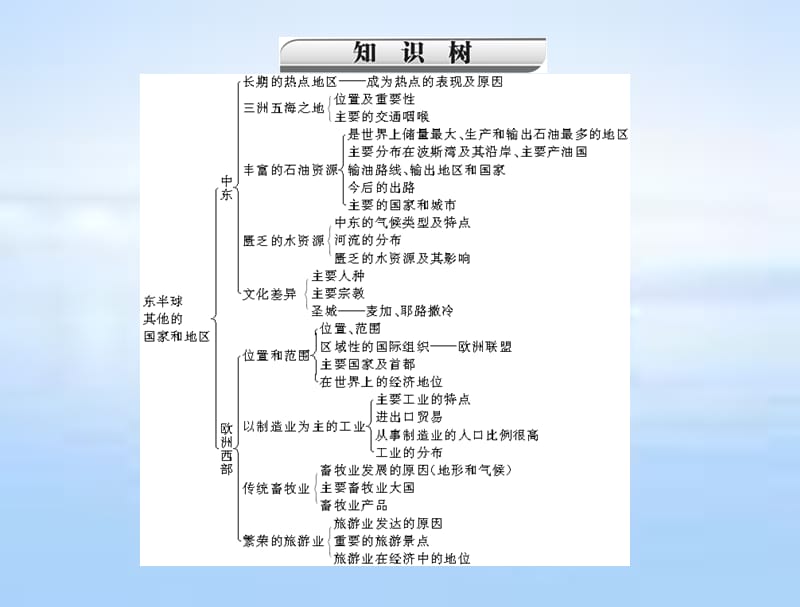 2020年中考冲刺：地理复习：第七章东半球其他的国家和地区 【课件】_第4页