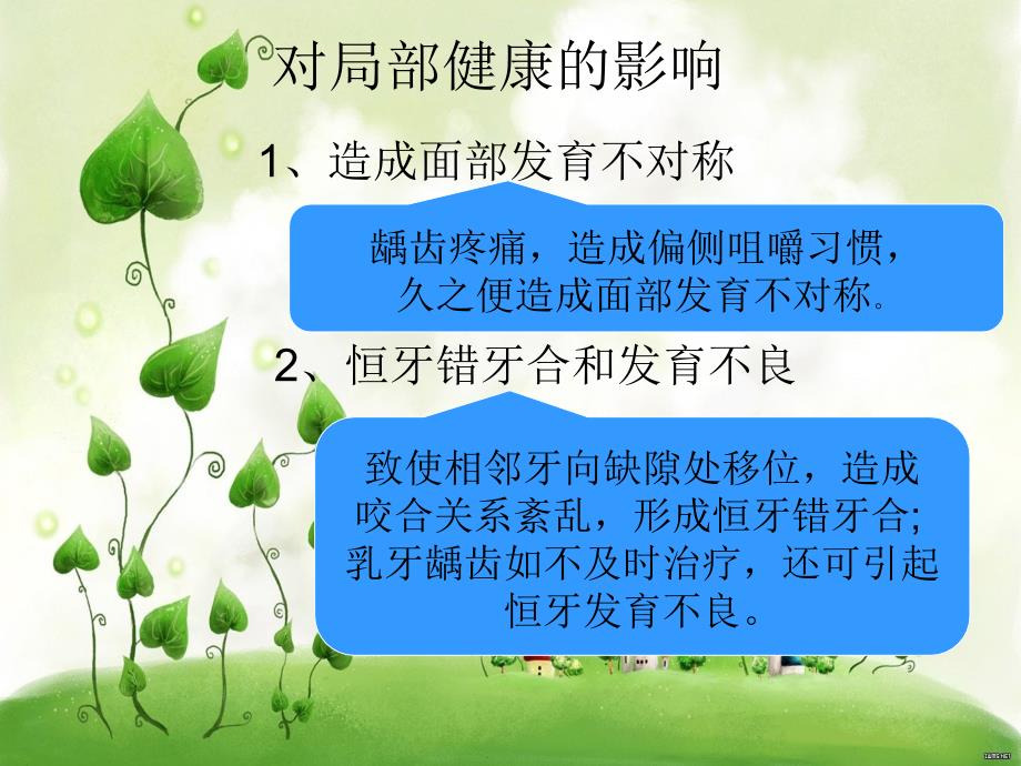 龋病对儿童的影响教学教案_第3页