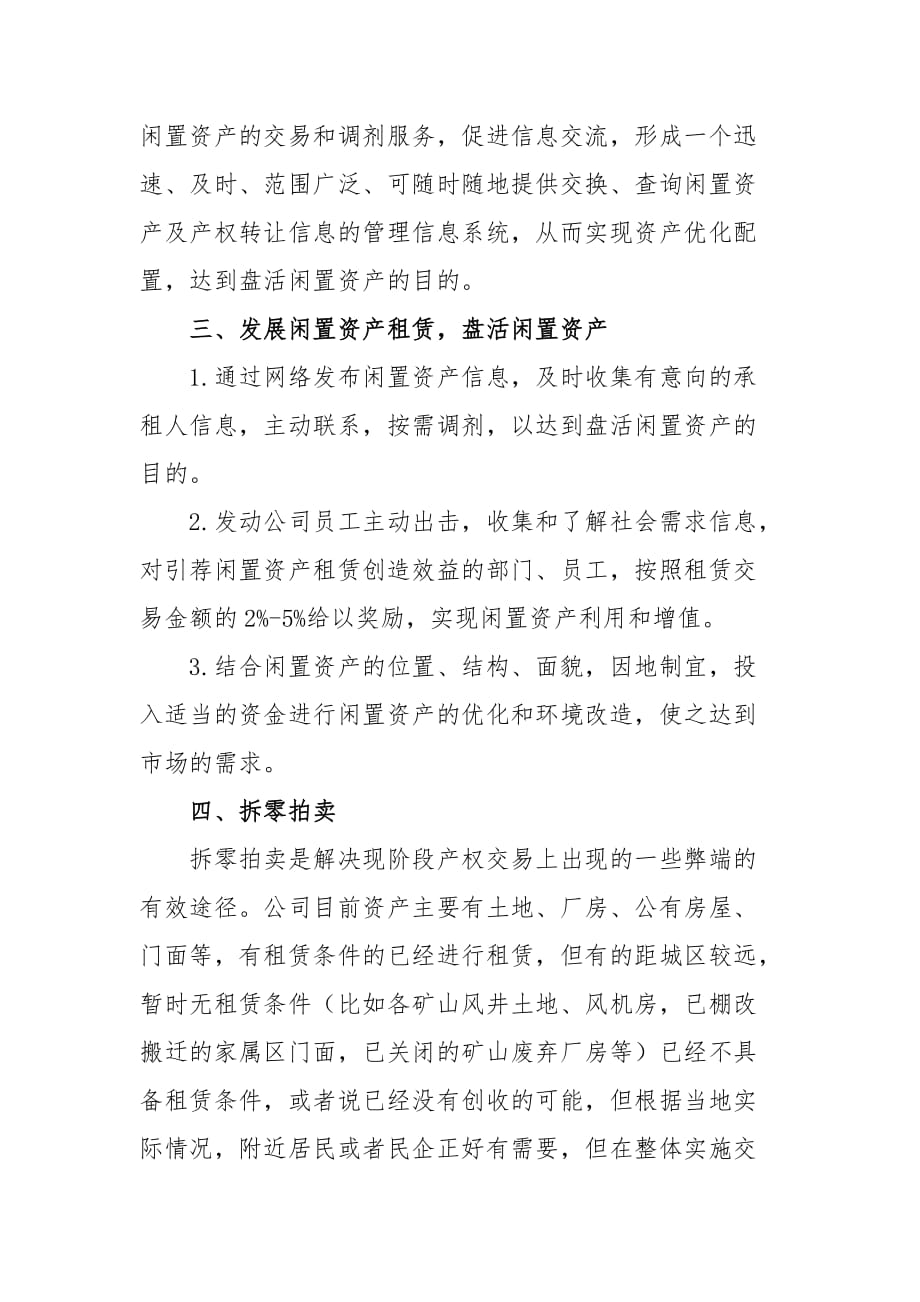 关于盘活闲置资产的建议.doc_第2页