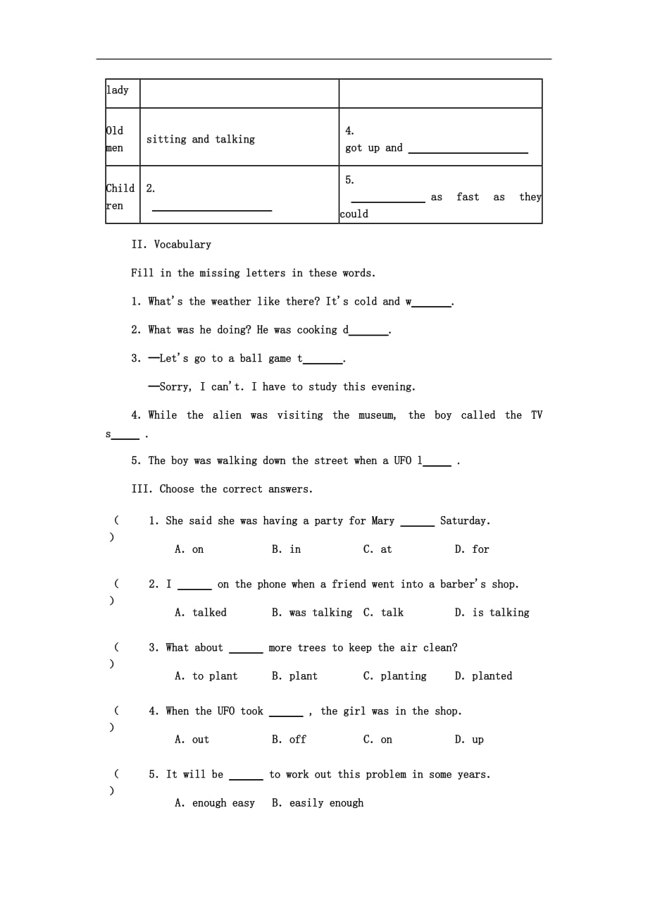 八年级英语下学期Unit 3 学案 2人教版.doc_第3页