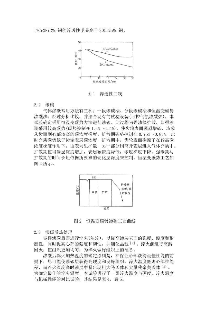 17Cr2Ni2Mo钢制齿轮渗碳工艺研究及应用.doc_第2页