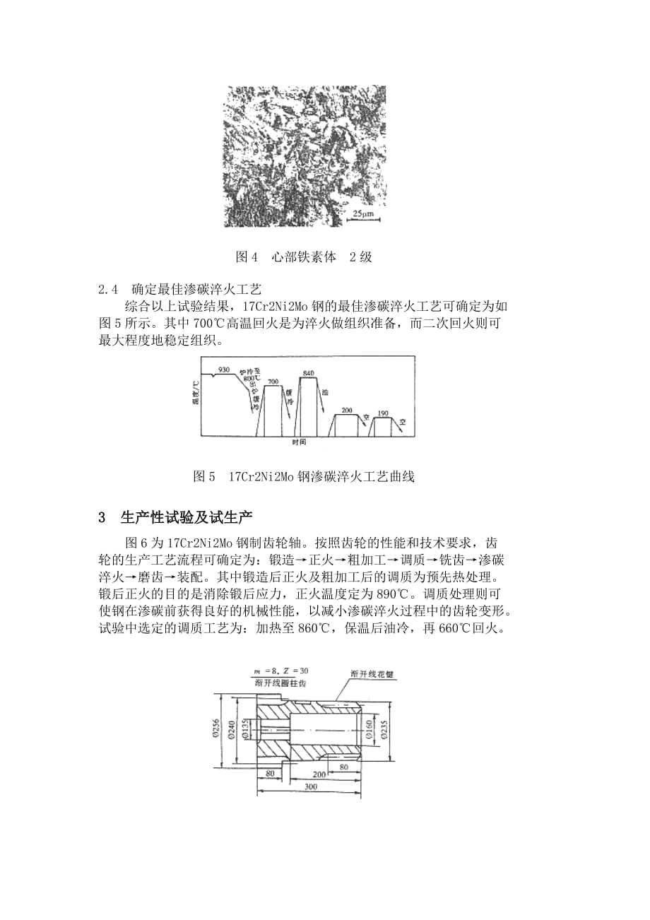 17Cr2Ni2Mo钢制齿轮渗碳工艺研究及应用.doc_第4页